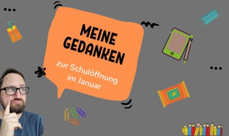 Header zum Text "Meine Gedanken zur Schulöffnung im Januar"