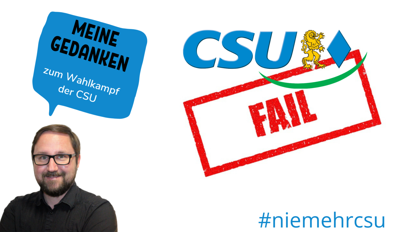 Titelbild Kommentar zum CSU Wahlkampf