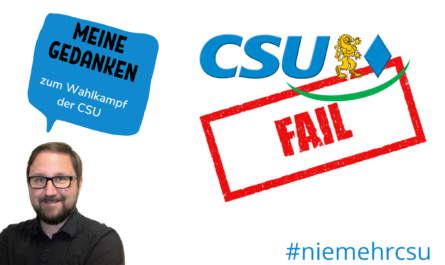 Titelbild Kommentar zum CSU Wahlkampf