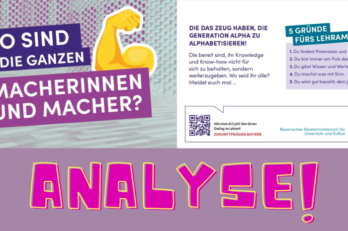 Werbekampagne lame – lila Muskel?