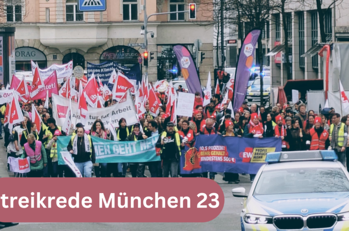 Streikrede vom 21.03.2023 in München