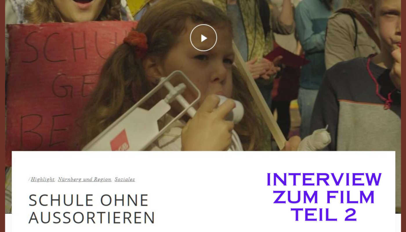 Beitragsbild zum Artikel "Schule ohne Aussortieren - das Interview - Teil 2"
