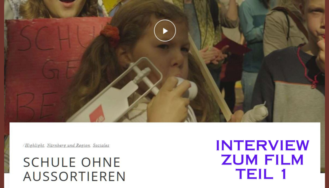 Beitragsbild zum Artikel "Schule ohne Aussortieren - das Interview"