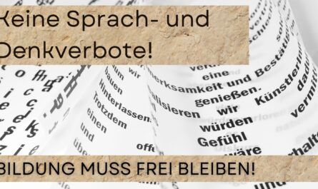 Keine Sprach- und Denkverbote!